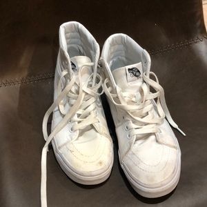White high top vans